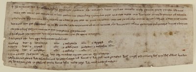 Carta del Rey Alfredo, c898 de English School