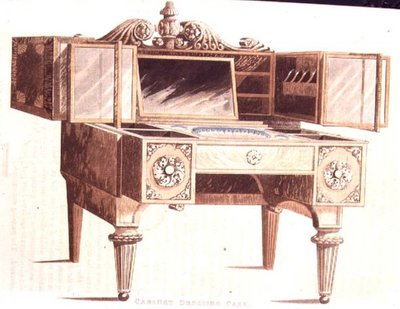 Estuche de tocador, lámina 136 de Ackermann