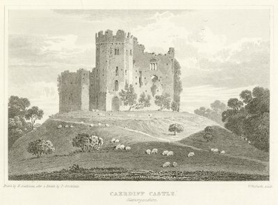 Castillo de Caerdiff, Glamorganshire de English School