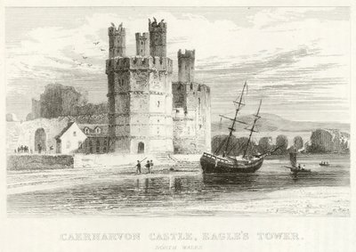 Castillo de Caernarvon, Torre del Águila, Gales del Norte de English School