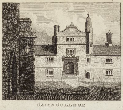Caius College, parte de la Universidad de Cambridge de English School