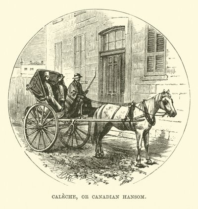 Caleche, o Hansom Canadiense de English School