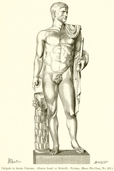 Calígula en traje heroico de English School