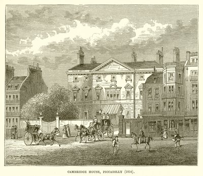 Casa Cambridge, Piccadilly (1854) de English School