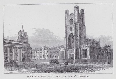 Cambridge, Senate House y la Iglesia de Santa María la Mayor de English School