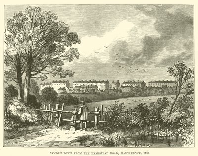Camden Town desde Hampstead Road, Marylebone de English School
