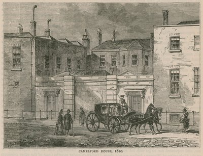 Camelford House, Londres, 1820 de English School