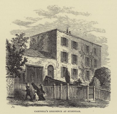 La residencia de Campbell en Sydenham de English School