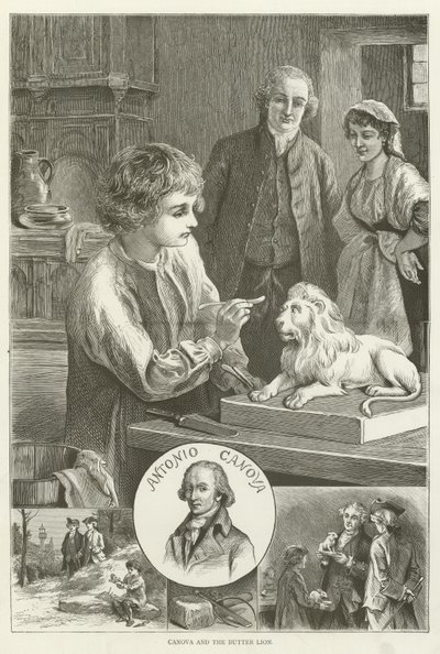 Canova y el León de Mantequilla de English School