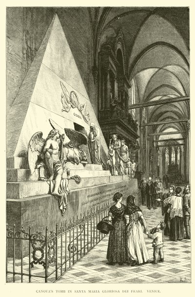 Tumba de Canova en Santa Maria Gloriosa dei Frari, Venecia de English School