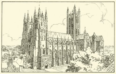 Catedral de Canterbury de English School