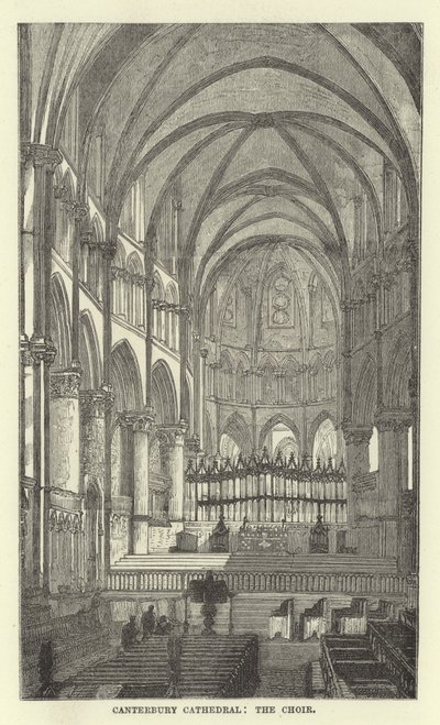 Catedral de Canterbury, el coro de English School