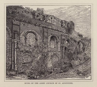 Canterbury: Ruinas de la Iglesia Abadía de San Agustín de English School