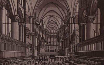 Canterbury: El Coro, Catedral de Canterbury de English School