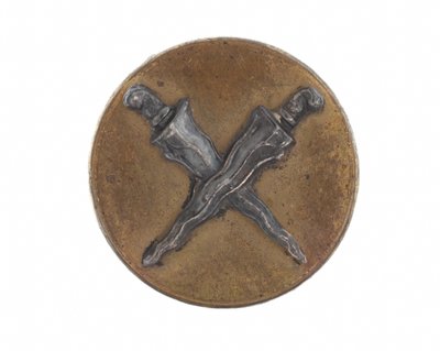 Botón de insignia de gorra, Malay State Guides, 1896-1919 de English School