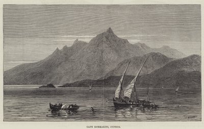 Cabo Kormakiti, Chipre (grabado) de English School