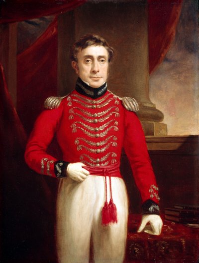 Capitán David Leighton (1774-1860) 4º Regimiento de Infantería Nativa, c.1804 de English School