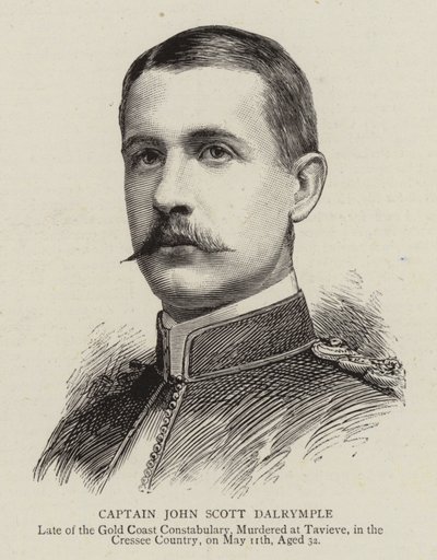 Capitán John Scott Dalrymple (grabado) de English School