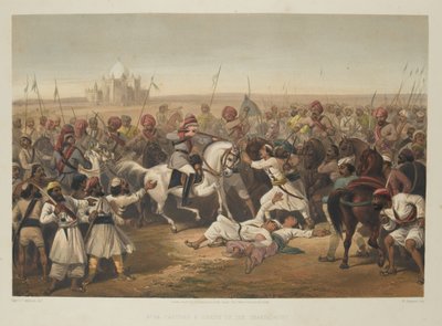 Captura y muerte de los Shahzadaghs, 1857 de English School