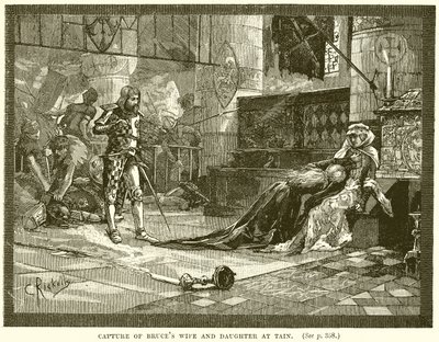 Captura de la esposa e hija de Bruce en Tain de English School