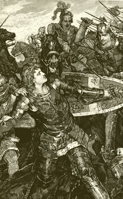 Captura de Federico el Hermoso en Mühlberg de English School