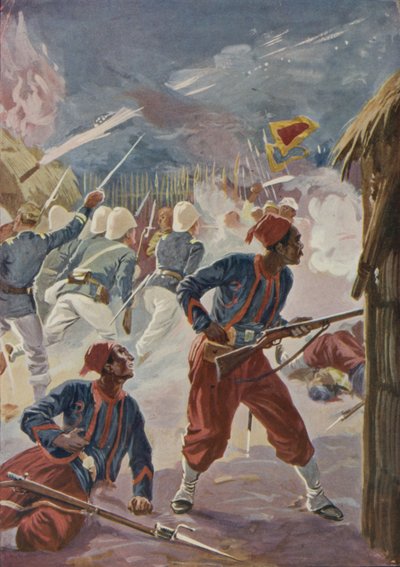 Captura de Son Tay por los franceses, Tonkín, 1884 de English School