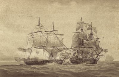 Captura de la fragata francesa l