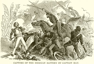 Captura de la Batería Mexicana por el Capitán May de English School