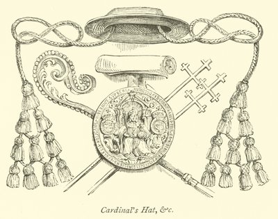 Sombrero de Cardenal, etc de English School