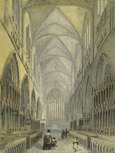 Catedral de Carlisle, Vista del Coro de English School