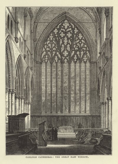 Catedral de Carlisle, la Gran Ventana Este de English School