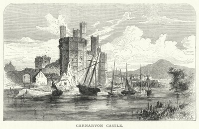 Castillo de Carnarvon (grabado) de English School