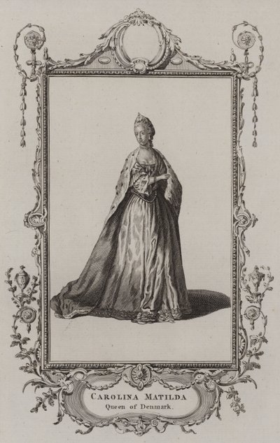 Carolina Matilde, Reina de Dinamarca de English School