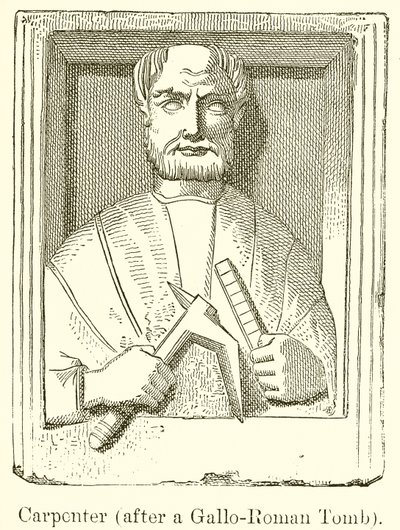 Carpintero (después de una Tumba Galo-Romana) de English School