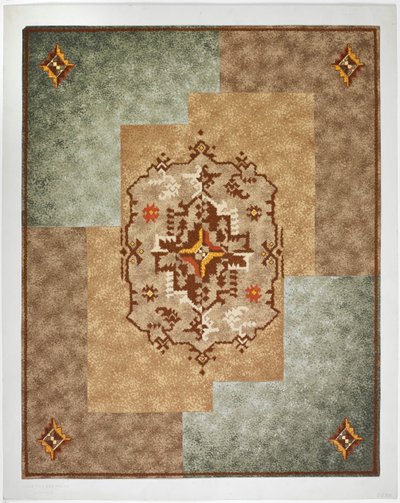 Diseño de alfombra de English School