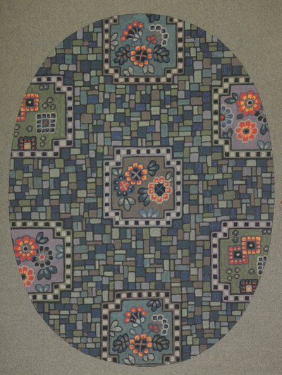Diseño de alfombra de English School