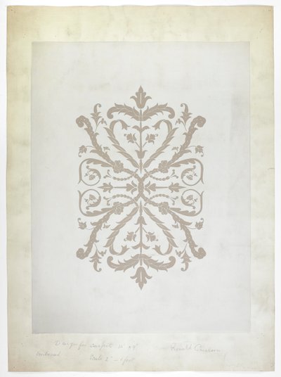 Diseño de alfombra de English School