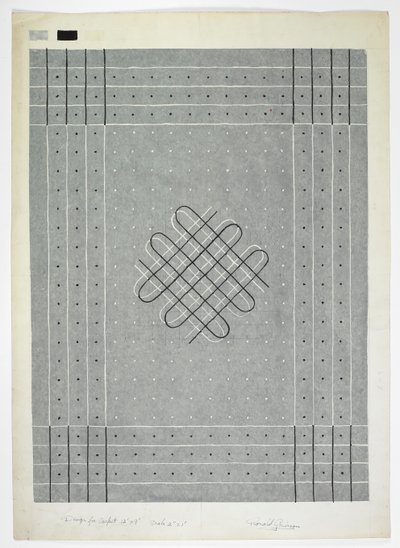 Diseño de alfombra de English School