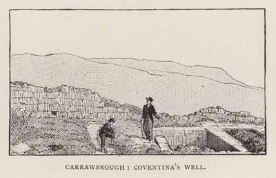 Carrawbrough, Pozo de Coventina (grabado) de English School
