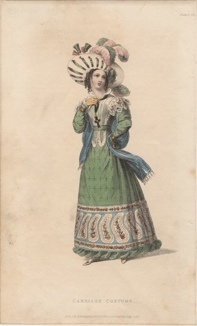 Traje de carruaje de English School