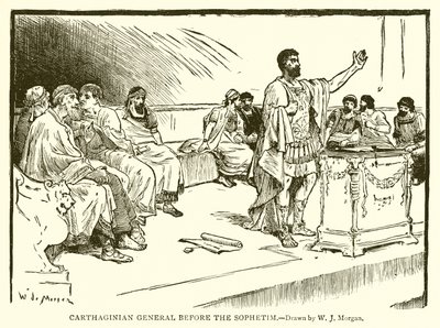 General cartaginés ante los Sophetim de English School