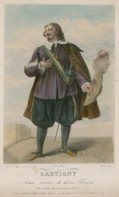 Cartigny, artista societario del teatro Francés de English School