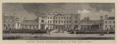 Carton House, Maynooth, residencia del difunto duque de English School