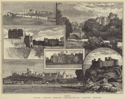 Castillos (grabado) de English School