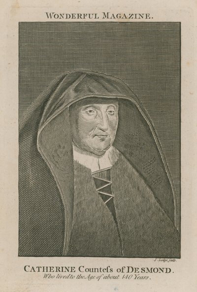 Catherine Condesa de Desmond, quien vivió hasta los 140 años de English School