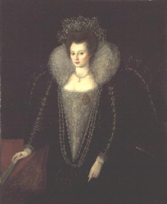Catherine Killigrew, luego Lady Jermyn (1597-1640), c.1595-1600 de English School
