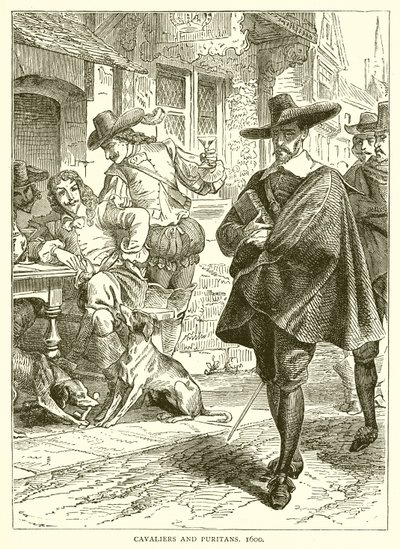Cavaliers y puritanos, 1600 de English School