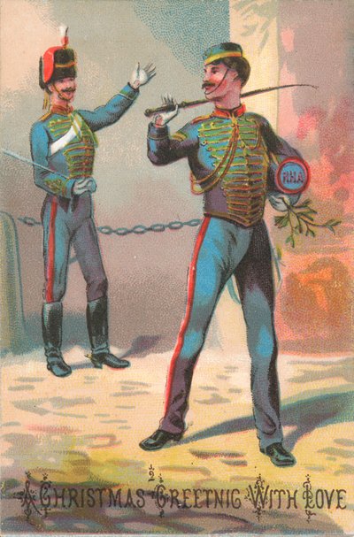 Caballería (militar), Tarjeta de Navidad de English School