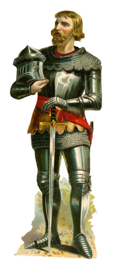 Soldado de caballería de la época del rey Ricardo II, 1377-1399 de English School