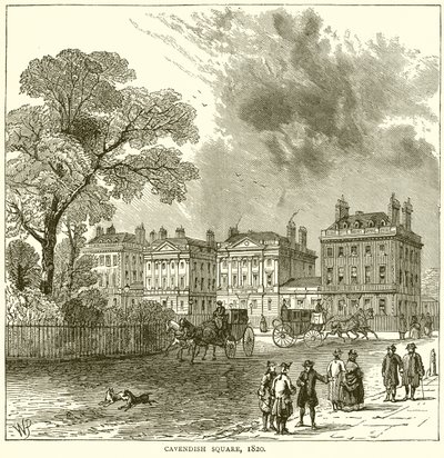 Cavendish Square, 1820 de English School